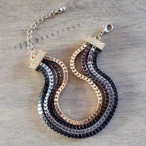 💗 3/$25 4 metal tones strand bracelet